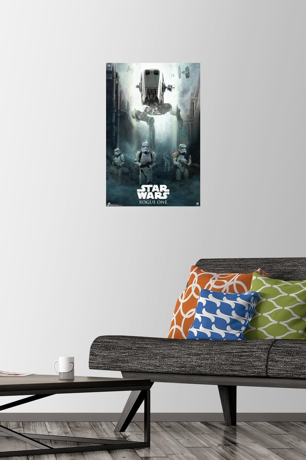 Star Wars: Rogue One - Siege Wall Poster with Push Pins, 14.725" x 22.375"