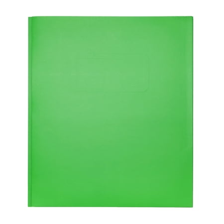 Pen+Gear 3-Prong Paper Folder, Green, Letter Size