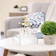 thumbnail image 4 of Leinuosen 7 Pcs Large Buffet Risers Set 6" to 12" Acrylic Display Box Catering Dessert Table Riser Food Display Decorative Stand with Hollow Bottom f, 4 of 7