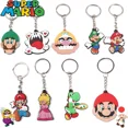 thumbnail image 2 of Llavero Kawaii Super Mario Yoshi, bonito Luigi, mochila escolar para niños, juguete de PVC, llavero, bolso para parejas, regalos decorativos, 2 of 5