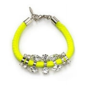 Nyel Rhodium Neon Jaipur Bracelet BR9575