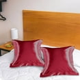 thumbnail image 6 of EGYMEN 1PC Simulated Silk Pillowcase for Hair and Skin, 20"x20" Satin Feel Pillow Cover, Anti-Aging and Hypoallergenic Cushion Case, Easy Care and Fade-Resistant, Single Piece, 6 of 6