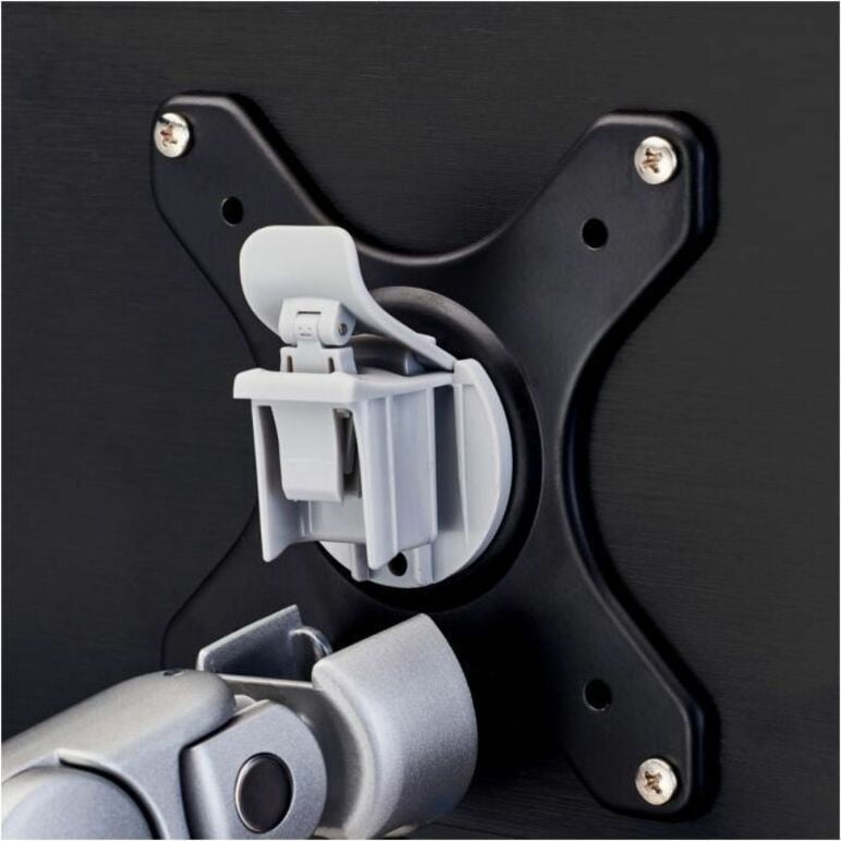 Atdec Dynamic Dual Monitor Desk Mount Arm Silver AWMS2D13FS