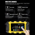 thumbnail image 4 of Zootealy Portable Intelligent Battery Charger for Car and Motorcycle - Color Screen Design - Yellow - US Plug - 12V Output Voltage - 6A Output Current, 4 of 6