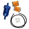 thumbnail image 6 of 8mm Motorbike CNC Aluminum Filter Element Reusabl Cleanable Fuel Filter Oil Line, 6 of 10