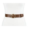 thumbnail image 5 of Levi's Women's Casual Circular Center Buckle Belt, Tan, Small, 5 of 5