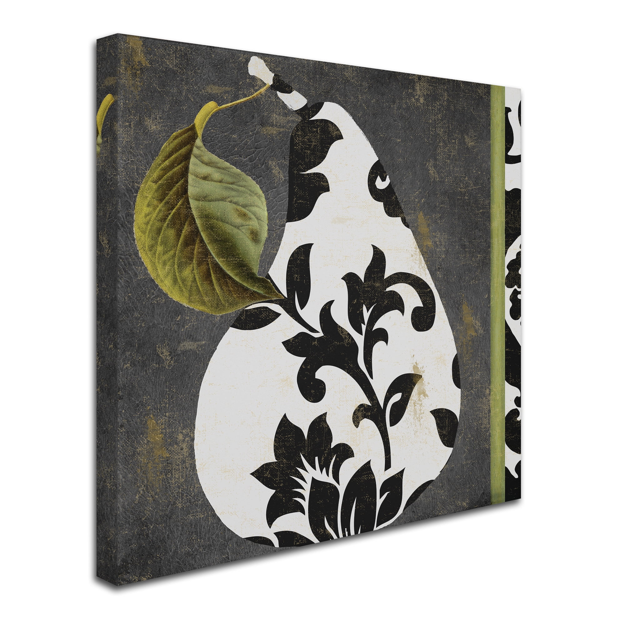 Trademark Fine Art "Decorative Pear I" Canvas Art by Color Bakery