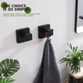 thumbnail image 3 of Accesorios para baño Juego de Accesorios de baño de 5 Piezas de Acero Inoxidable 304 Soporte de Pared Negro Mate, 3 of 9