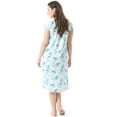 thumbnail image 2 of Casual Nights Women's Short Sleeve Floral And Lace Nightgown, 2 of 2