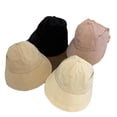 thumbnail image 5 of Sombrero de sol con cola de caballo para mujer, gorra de verano fina, transpirable, de secado rápido, con visera, sombrero de sol con parte superior vacía, 5 of 5