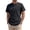 Black, variant on Bamboo Shirts Men's Shirts Pullover Work Shirts Oversized T Shirts Green Henley Short Sleeve Tee Shirts,M