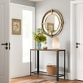 thumbnail image 3 of Vasagle Console Table Metal Frame for Entryway Living Room, Rustic Brown", 3 of 10