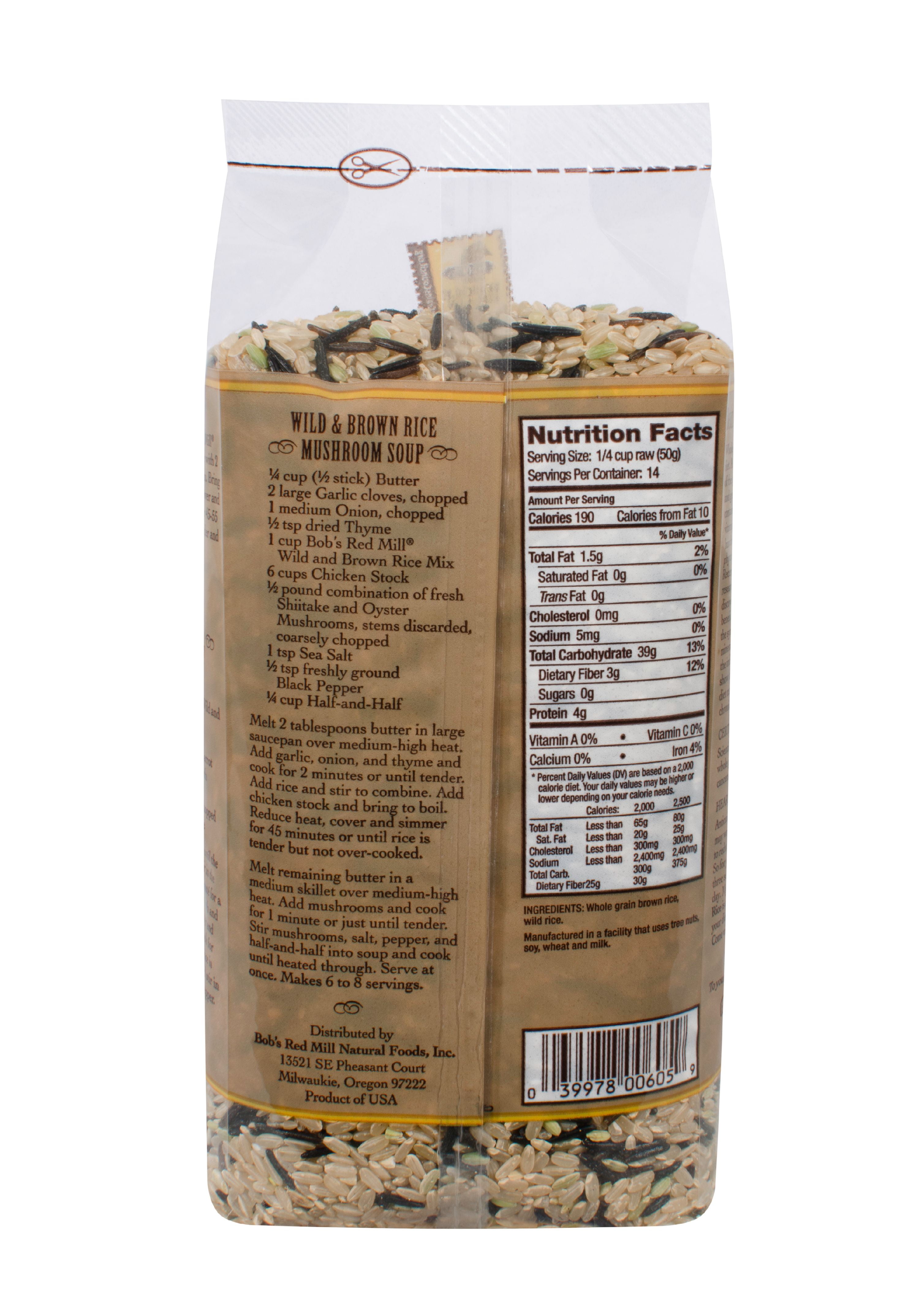 bob's red mill wild and brown rice mix