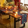 thumbnail image 2 of Christmas Snowman Table Runner Snowman Table Runners Holiday Winter Table Cover Merry Christmas Table Decor For Dinner Party, 2 of 6
