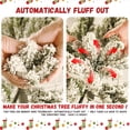 thumbnail image 4 of 8ft Pre-Lit Snow Flocked Christmas Tree with 470 Multicolor 10-Function LED Lights, Artificial Holiday Xmas Tree w/1793 PVC Tips, Metal Stand and Hinged Branches, 4 of 9