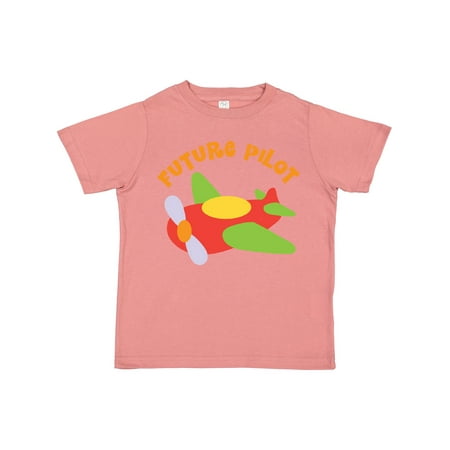 

Inktastic Future Pilot Airplane Gift Toddler Boy or Toddler Girl T-Shirt