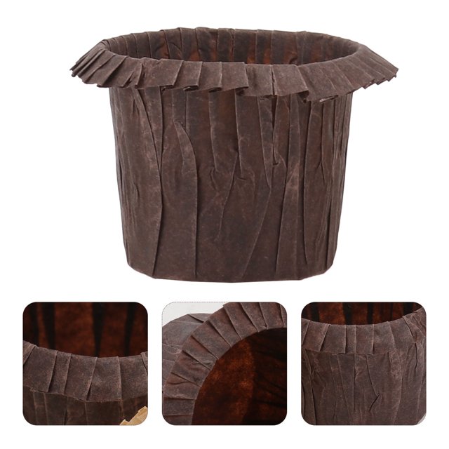 KAKOWELY 90pcs Hat Shaped Cupcake Paper Cups Oil-proof for Theme Celebrations