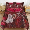 thumbnail image 6 of Hazbin Hotel 3-Piece Bedding Set Soft Warm And Comfortable Soft Bed Set with 1 Duvet Cover And 2 Pillowcases for Bedroom, 6 of 7