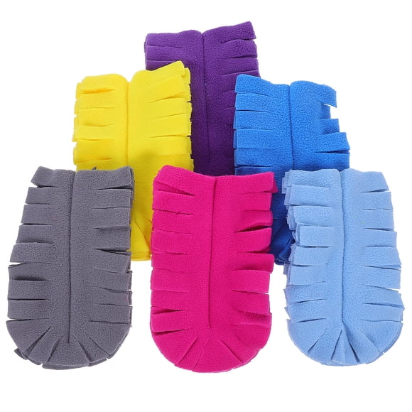 FOLOYORI 6Ud Almohadillas De Repuesto Para Plumero Fleece Para Uso Doméstico
