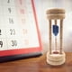 thumbnail image 4 of Decoración Reloj de arena de madera de 3 minutos, reloj de arena para cepillarse los dientes, juguetes para niños (azul) Tmvgtek Original, 4 of 5