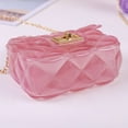 thumbnail image 5 of Sac à Main en Gelée pour Femmes, Sac à Perles Diagonal Portable, Sac à Chaîne, Mini Sac Coloré Imperméable-Rouge, 5 of 5