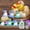 Multicolor Size D X3, variant on Easter String Lights, Colorful LED Rabbit Copper Lamp, 300cm Holiday Decoration Flexible Bendable Indoor Outdoor IP43