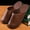 coffee color, variant on Classic Leather House Slippers for Men Women, Soft Cushioned Indoor Slide, Premium Faux Leather, Non-Slip Sole, Cozy Lightweight Home Comfort