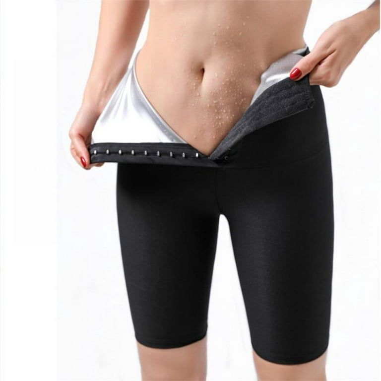 Women Sauna Leggings Sweat Pants High Waist Slimming Hot Thermo Compression  Workout Fitness Exercise Tights Body Shaper 
