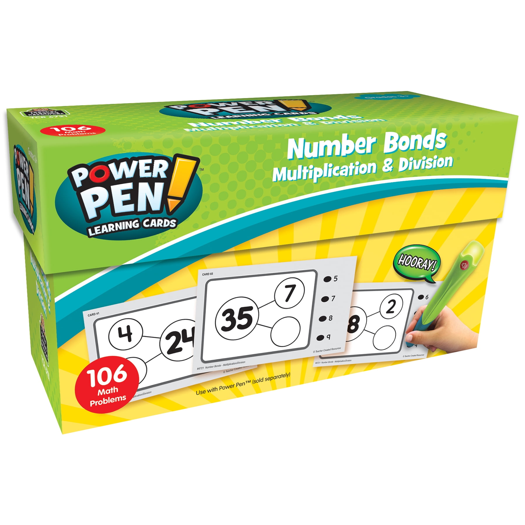 Teacher Created Resources Power Pen Learning Cards: Number Bonds - Multiplication & Division