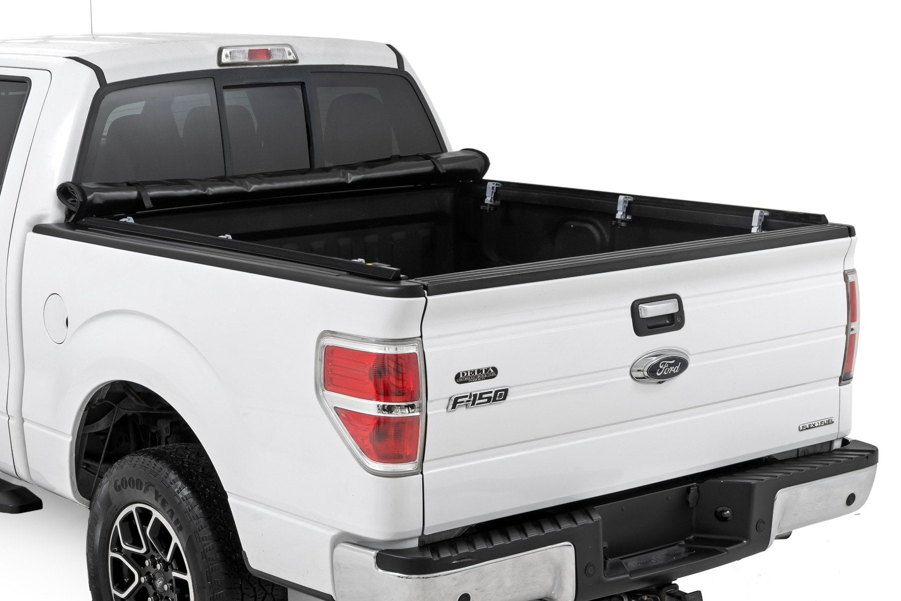 Rough Country Soft Roll-Up Bed Cover for 2004-2014 Ford F-150 | 5'7" - 42509550