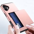 thumbnail image 5 of Case for iPhone 16,Hidden Card Slot Wallet Case,Card Holder Dual-Layer Design Heavy Duty Protection TPU+PC Shockproof Phone Case for iPhone 16,6.1 inch 2024 Released (Red), 5 of 18