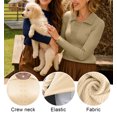 thumbnail image 3 of Anygrew Lightweight Sweaters For Women Soft Knitted Pullover Blouse S-2XL, 3 of 5