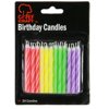 Chef Craft Bithday Candles, 24 Count, Assorted Colors