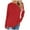 Dark Red, variant on Lovzfmll Ladies Tops and Blouses, Womens Long Sleeve Round Neck Shirts Basic Tee Fall Tops Outfits Loose Clothes Fashion Casual Solid Drop Shoulder Raglan Sleeve Tops Shirt With Poket Sky Blue S