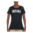 thumbnail image 2 of Wild Bobby State of Indiana College Style Women Graphic Tee, 2 of 6