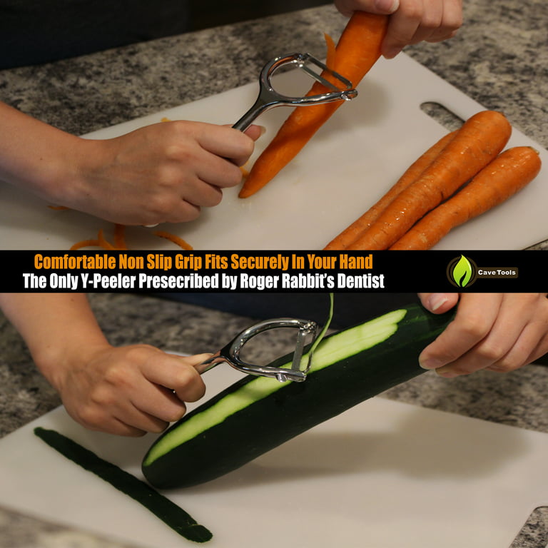  Vegetable Peeler Stainless Steel for Kitchen - Y Peeler Safe to  Use, Veggie Potato Fruit Carrot Cucumber Peeler, Easy to Peel and Clean:  Home & Kitchen
