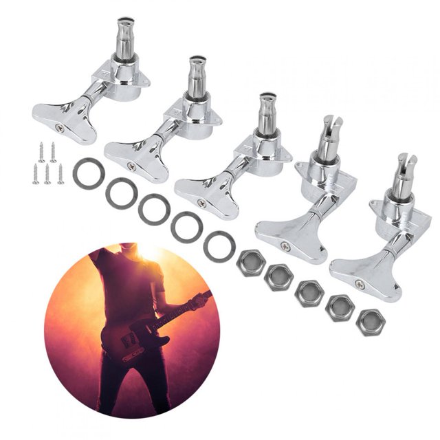Convenient Installation Alloy Bass Tuning, Simple Operation Bass Tuners Set, For Music Lovers Home