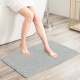 thumbnail image 2 of Bathroom rug, soft short pile plush bath mat, quick-drying and absorbent, 2 of 7