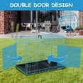 thumbnail image 5 of CL.HPAHKL 48 inch Pets Dog Cage for Large Dogs, Folding Dog Crates and Kennels Double Door, Pet Cage with Tray Pan for Large Animals, 5 of 7