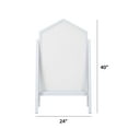 thumbnail image 3 of House of Happy Chalk/ White Board Easel, White, 3 of 8