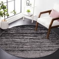 thumbnail image 2 of SAFAVIEH Adirondack Esmond Striped Area Rug, Silver/Black, 10' x 10' Round, 2 of 9