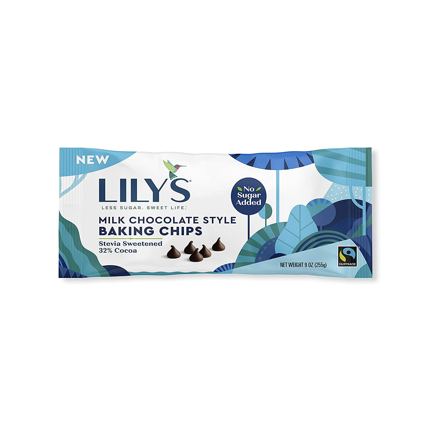 Milk Chocolate Baking Chips By Lily's Stevia Sweetened, No Added