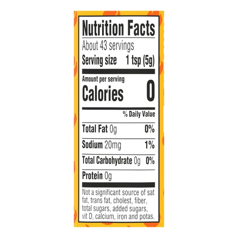 Taco Bell Nutrition Chart