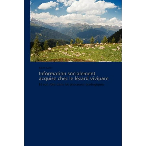 Information socialement acquise chez le l?zard vivipare