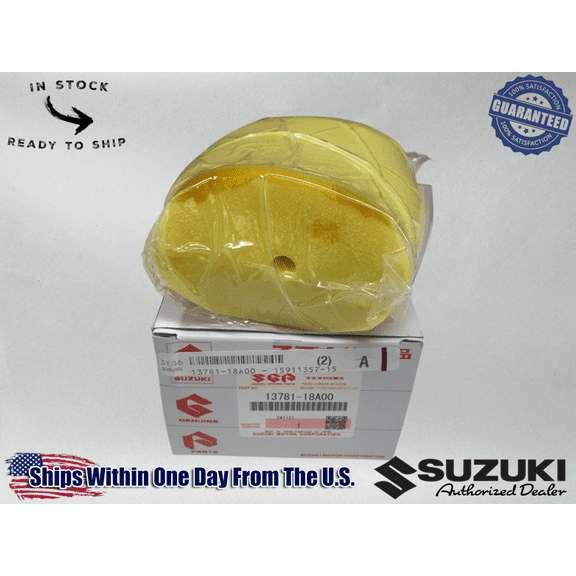 Suzuki Genuine OEM 1985-93 QUADRUNNER 230 LT230 OEM AIR FILTER 13781-18A00