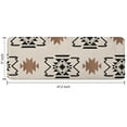 thumbnail image 7 of Boho Brown and Black Ethnic Pattern Kitchen Rug Mat,Kitchen Runner Rugs Non Skid Washable,Decorative Kitchen Floor Mats for Kitchen,Sink,Laundry,17"x47.2", 7 of 7