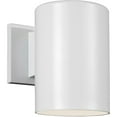 thumbnail image 2 of Sea Gull Cylinders 7" Outdoor Wall Light in White, 2 of 2