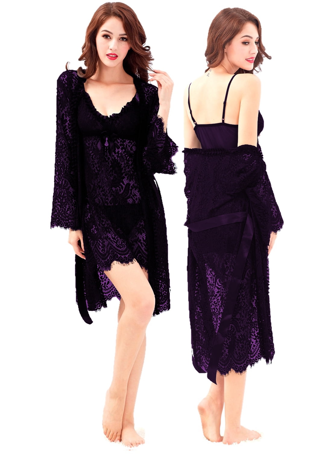 3 piece night gown