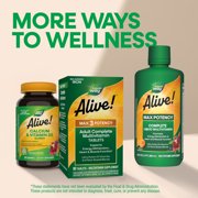 Nature’s Way Alive! Max3 Potency Multivitamin Tablets, No Iron, Energy Metabolism Support*, 90 Count