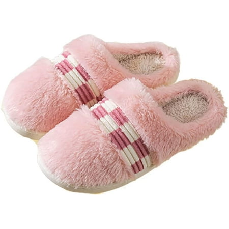 

CoCopeanut Unisex Fluffy Slippers Plush Winter House Slippers Fleece Lined Cozy House Shoes 2022